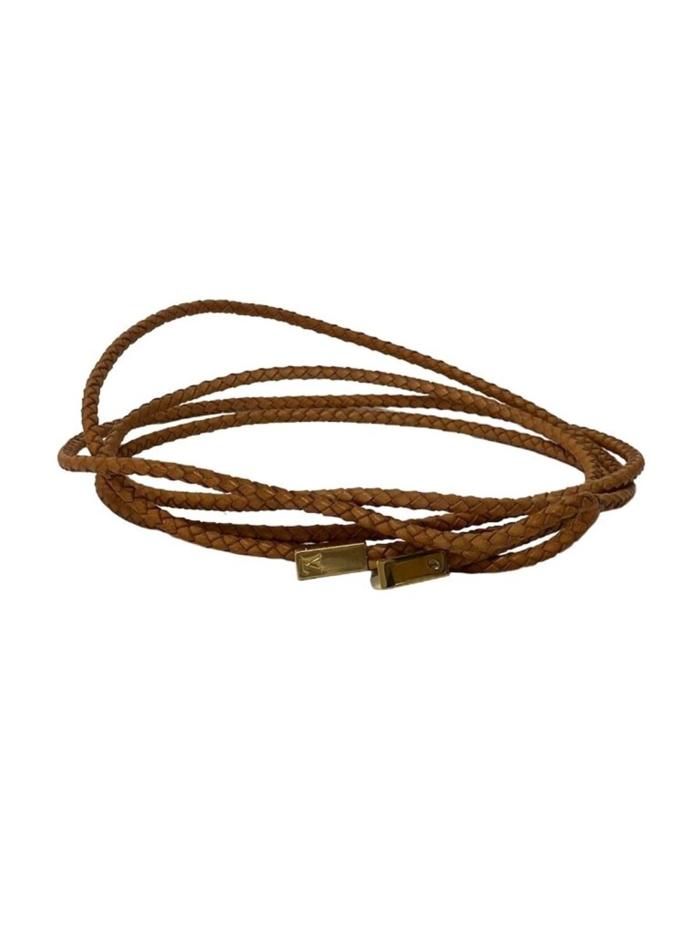 Louis Vuitton Belt Vachetta Leather Ceinture Vvn Trece Natural
